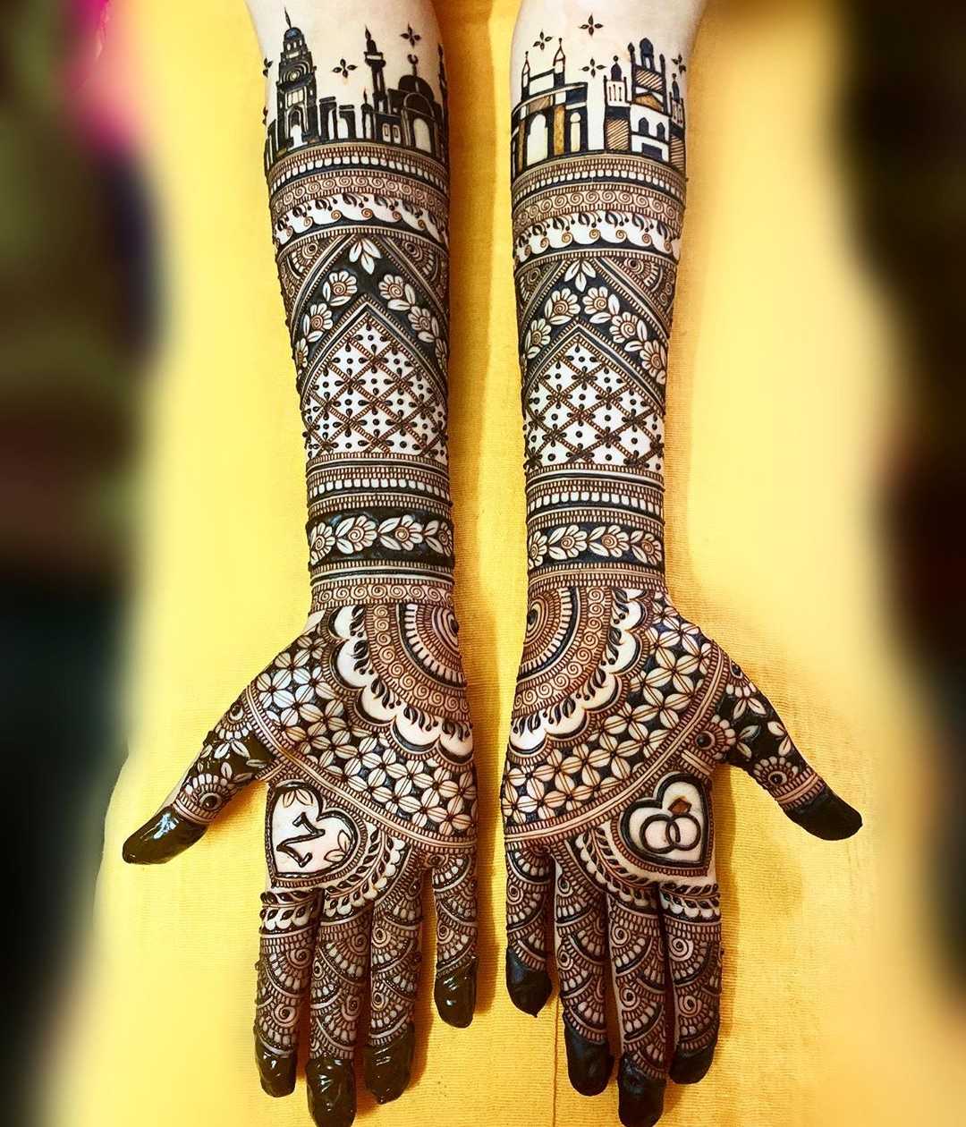 Bridal Mehndi Design both hands
