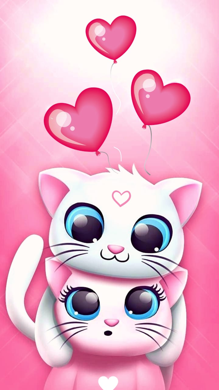 Love Cat Mobile Wallpaper