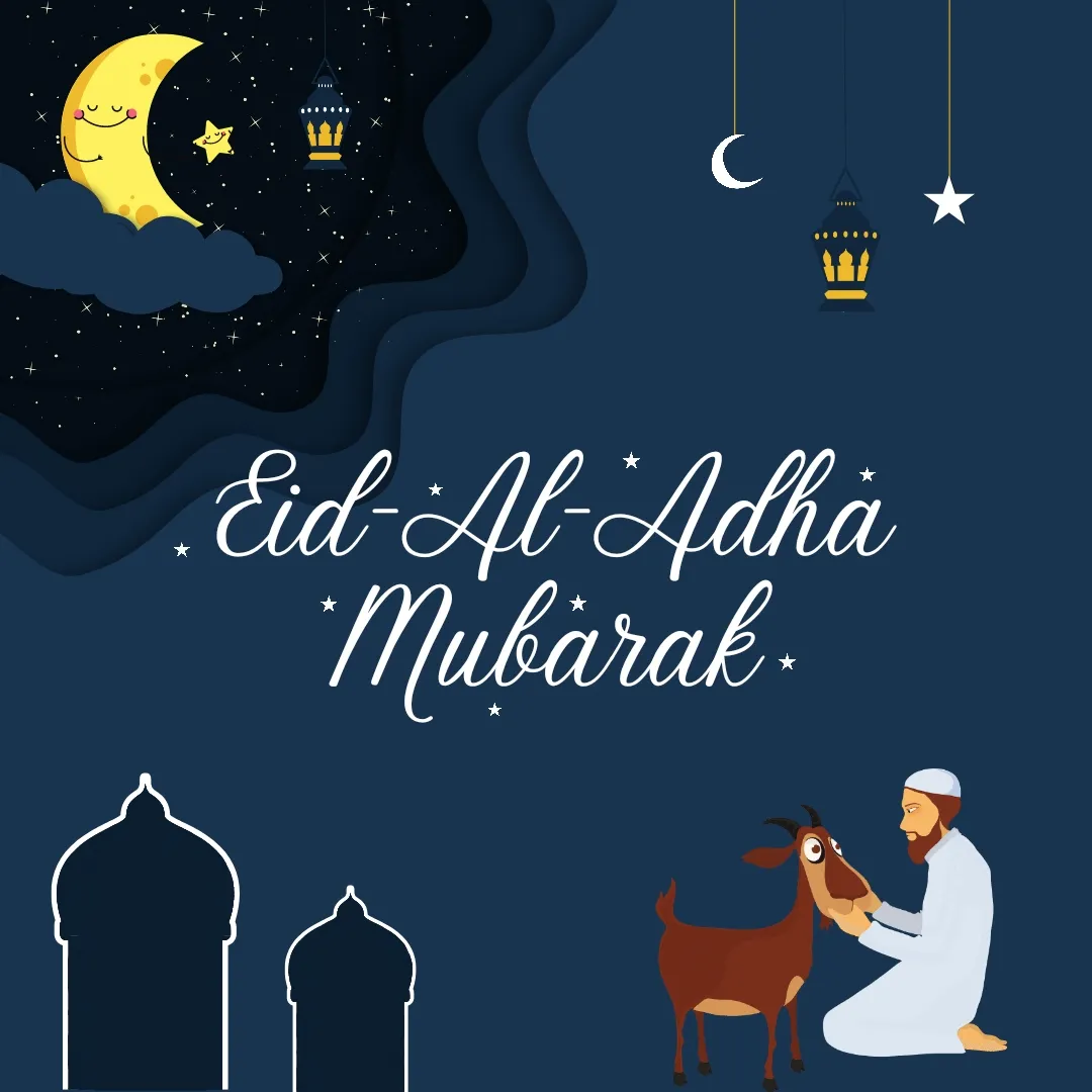 Eid Al-Adha Mubarak WhatsApp DP Image