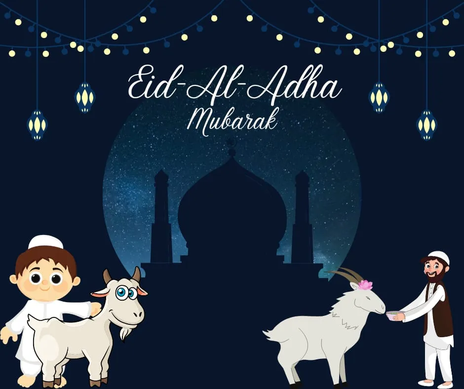 Eid Al-Adha Mubarak WhatsApp DP Image 2023