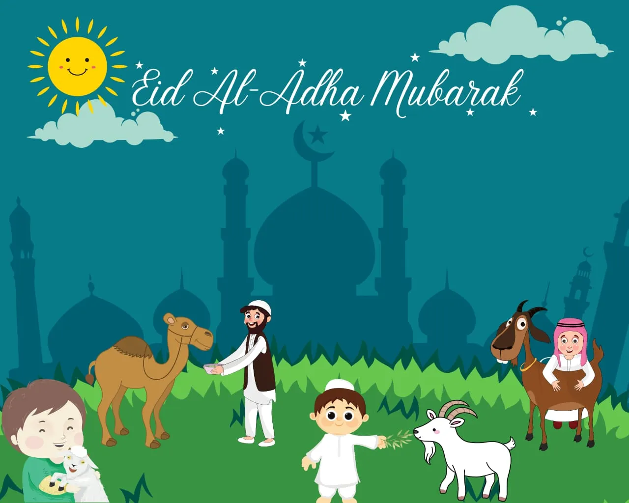Eid Al Adha Mubarak Animated WhatsApp DP 2023