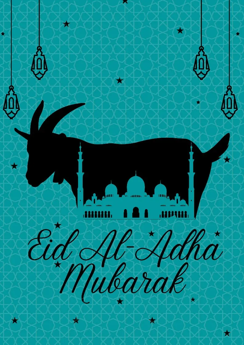 Eid Al Adha Mubarak Image For WhatsApp Status, Instagram Facebook Story Post