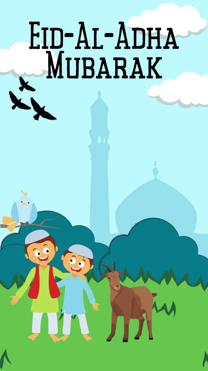 Eid Al Adha Mubarak Animated WhatsApp Status 2023